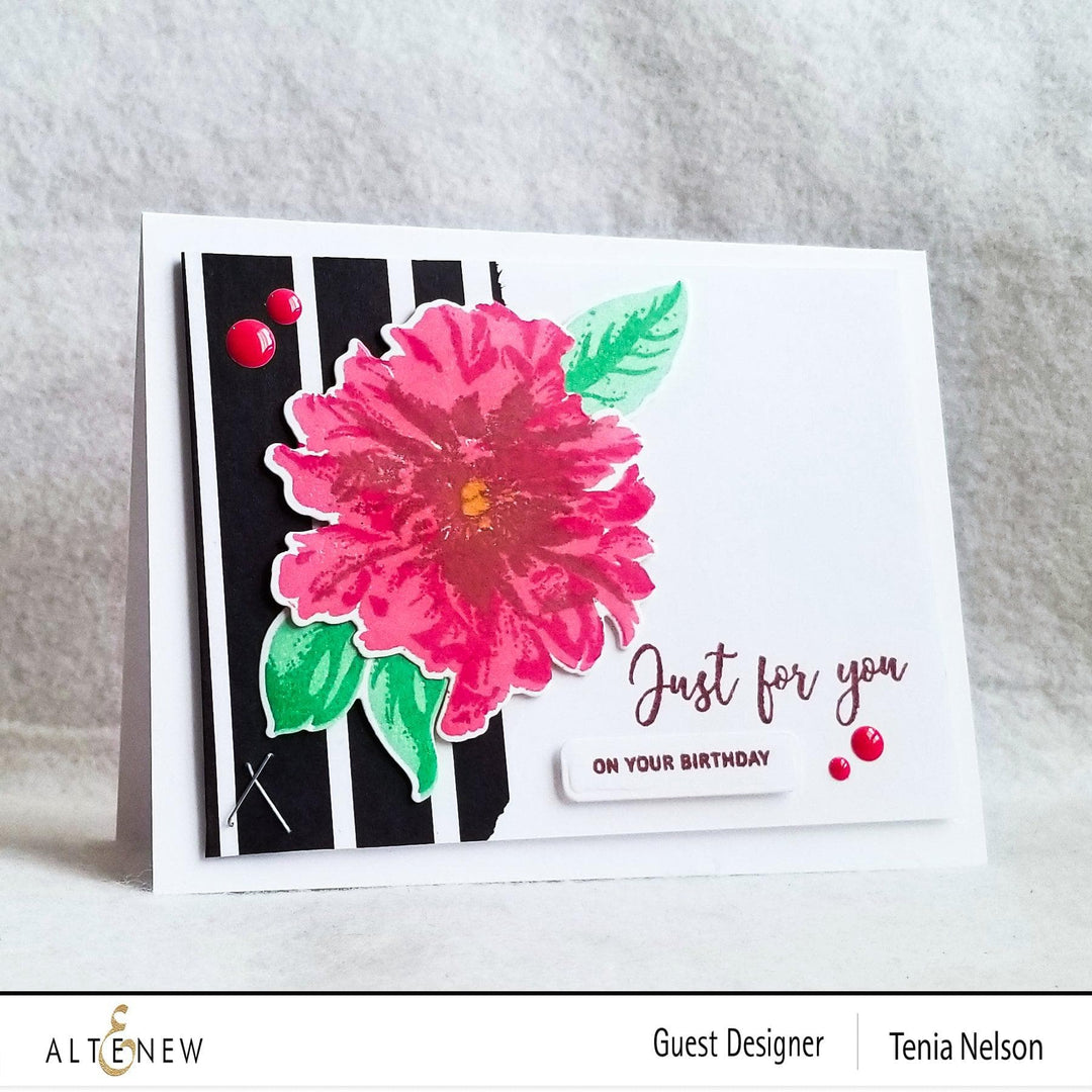 Altenew Build-A-Flower Set Build-A-Flower: Cora Louise Peony Layering Stamp & Die Set