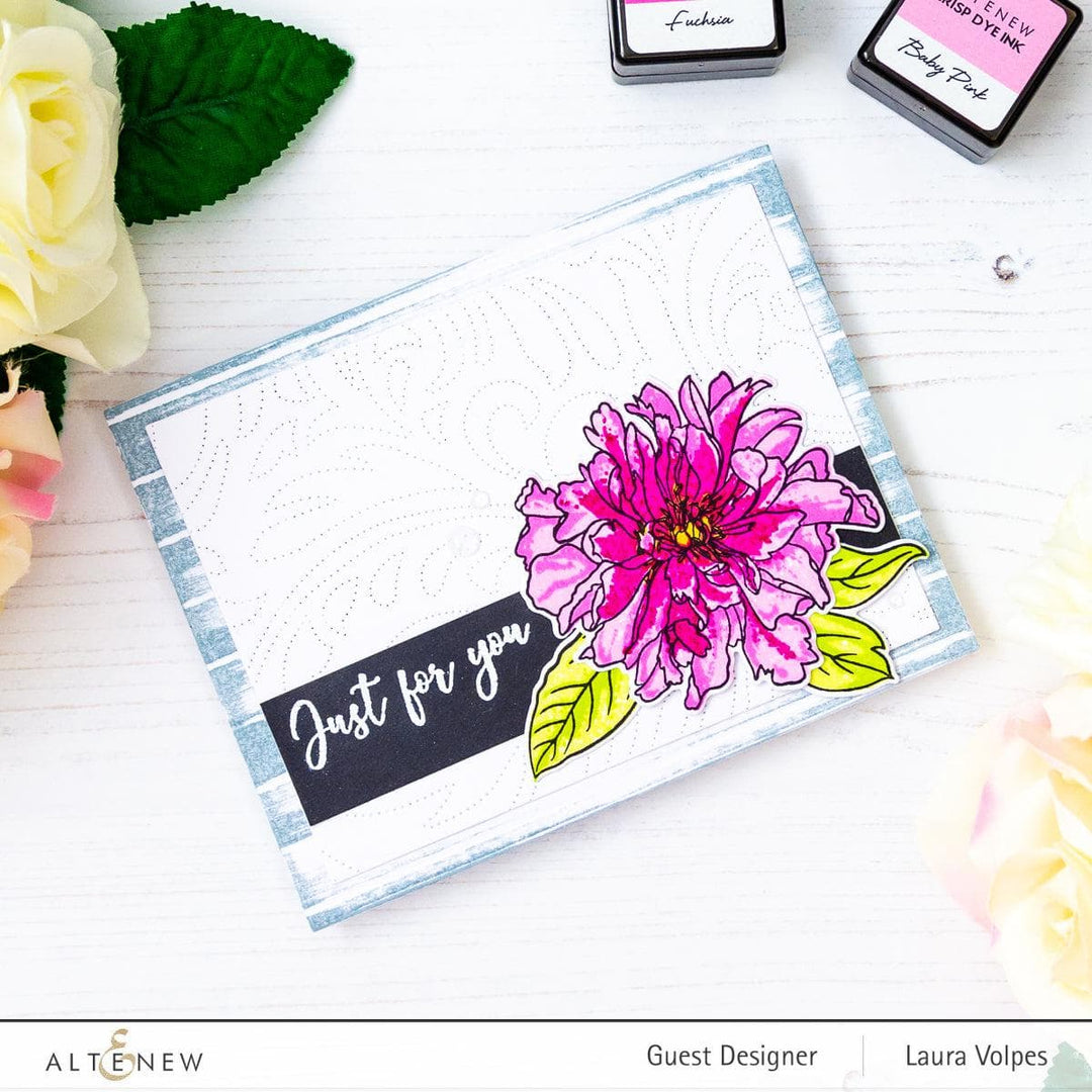 Altenew Build-A-Flower Set Build-A-Flower: Cora Louise Peony Layering Stamp & Die Set