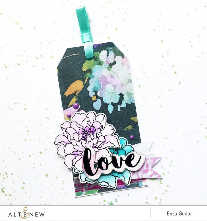 Altenew Build-A-Flower Set Build-A-Flower: Coral Charm Layering Stamp & Die Set