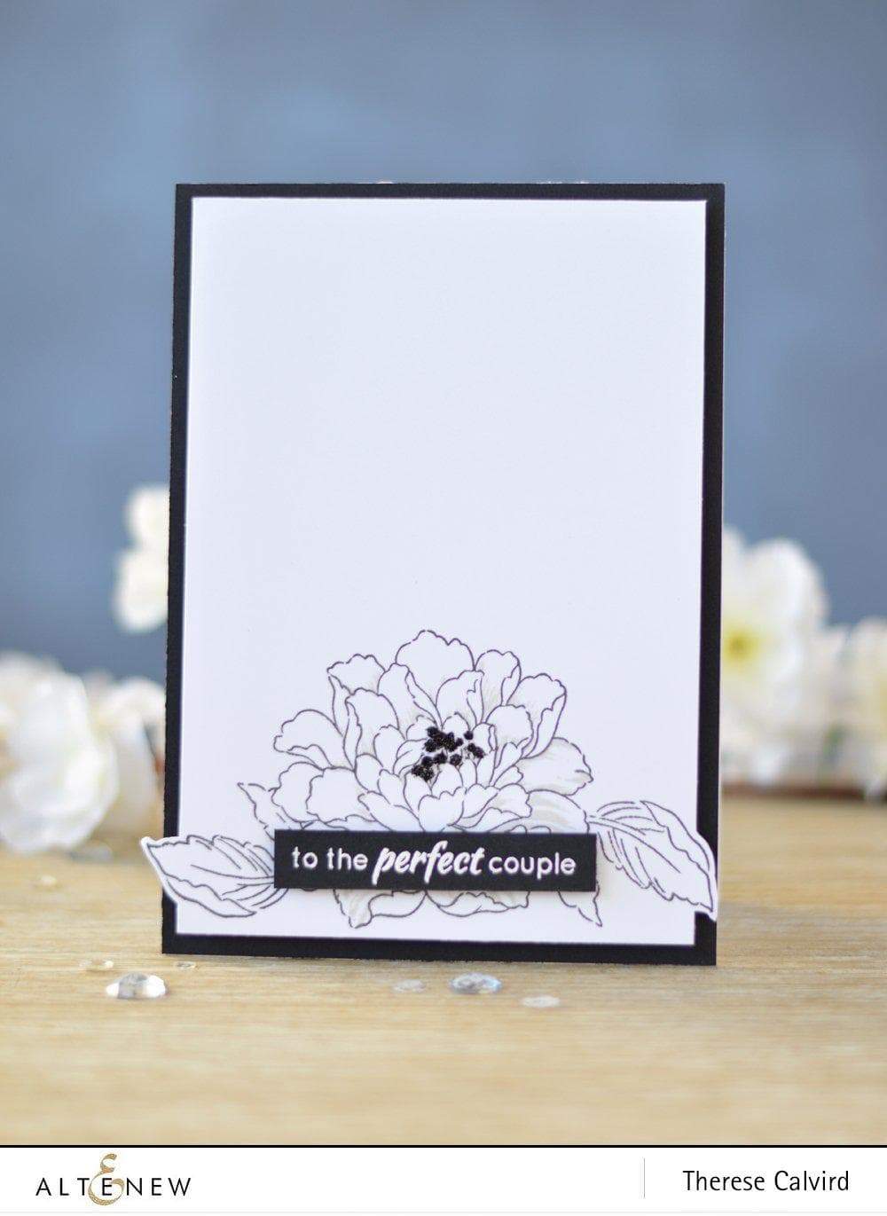 Altenew Build-A-Flower Set Build-A-Flower: Coral Charm Layering Stamp & Die Set