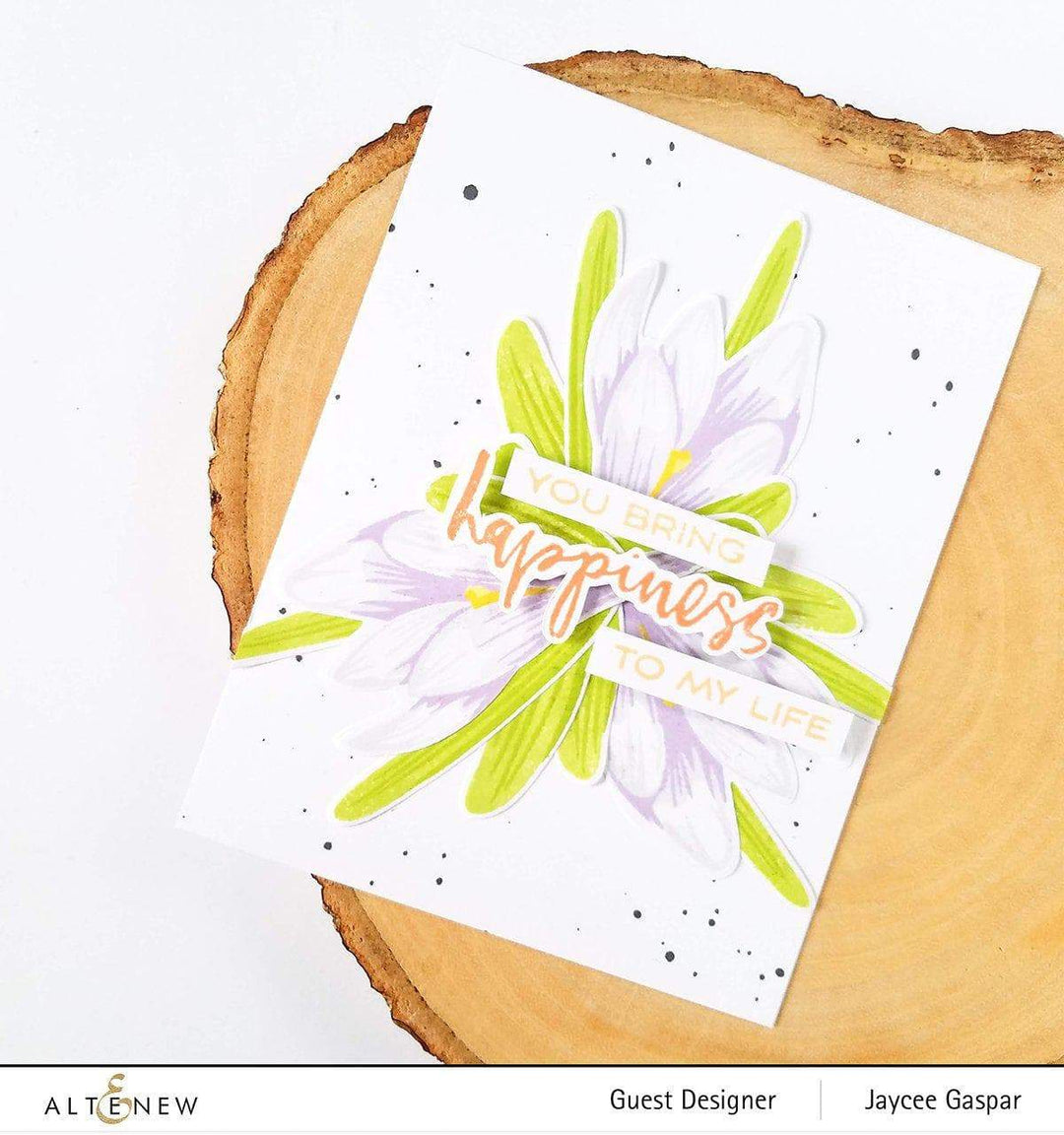 Altenew Build-A-Flower Set Build-A-Flower: Crocus Layering Stamp & Die Set