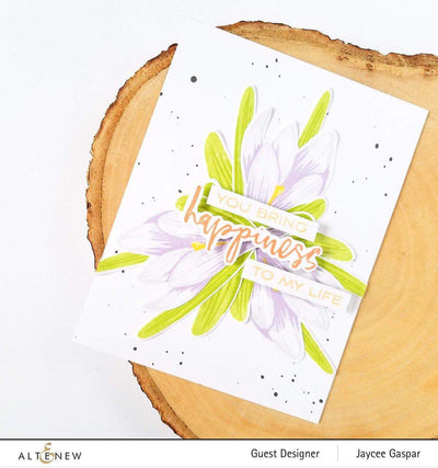 Altenew Build-A-Flower Set Build-A-Flower: Crocus Layering Stamp & Die Set