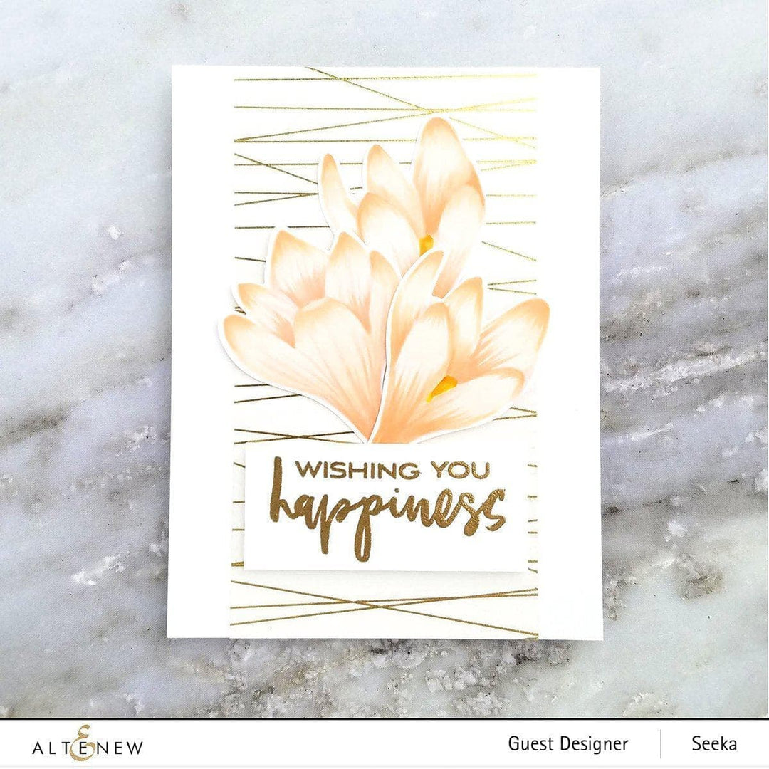 Altenew Build-A-Flower Set Build-A-Flower: Crocus Layering Stamp & Die Set