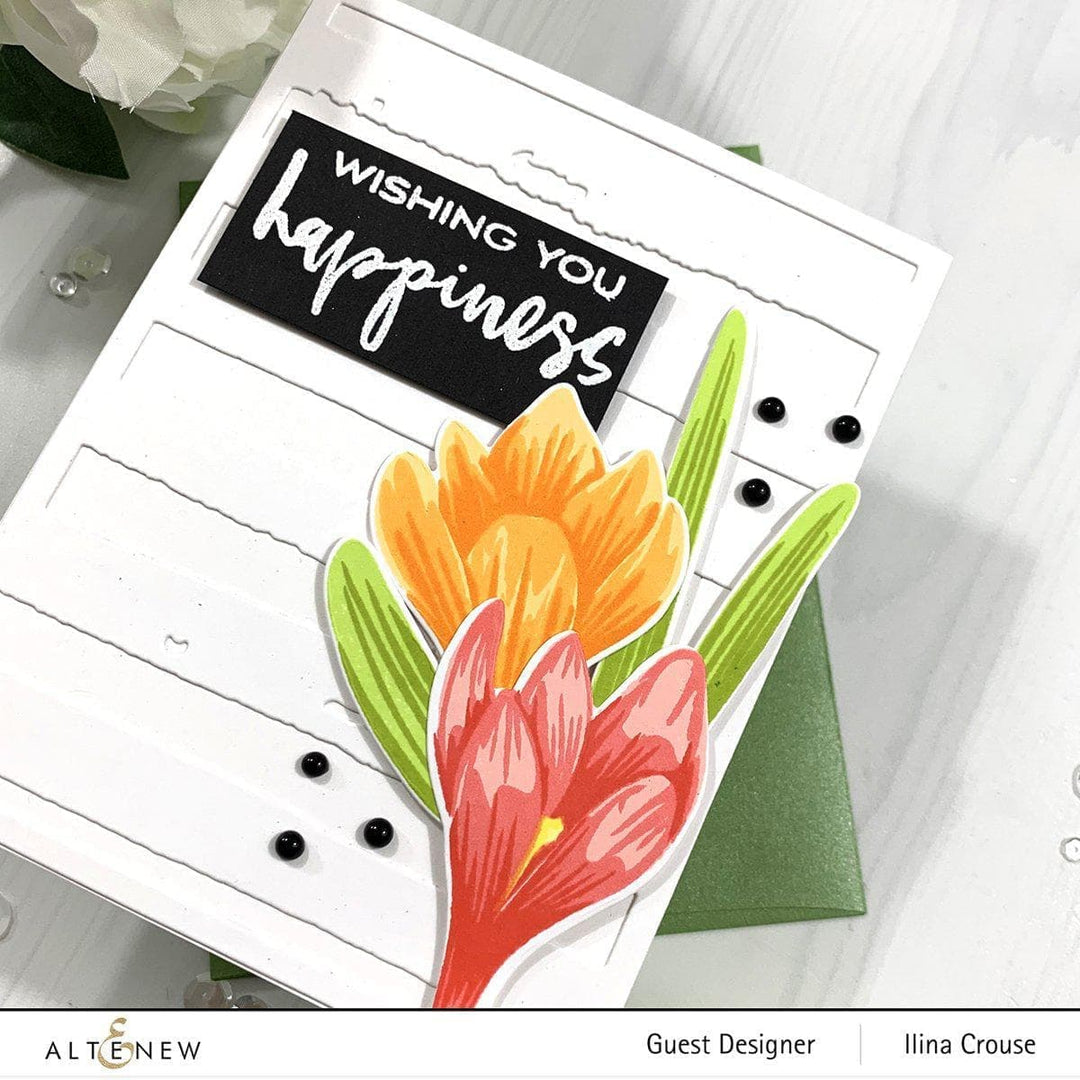 Altenew Build-A-Flower Set Build-A-Flower: Crocus Layering Stamp & Die Set