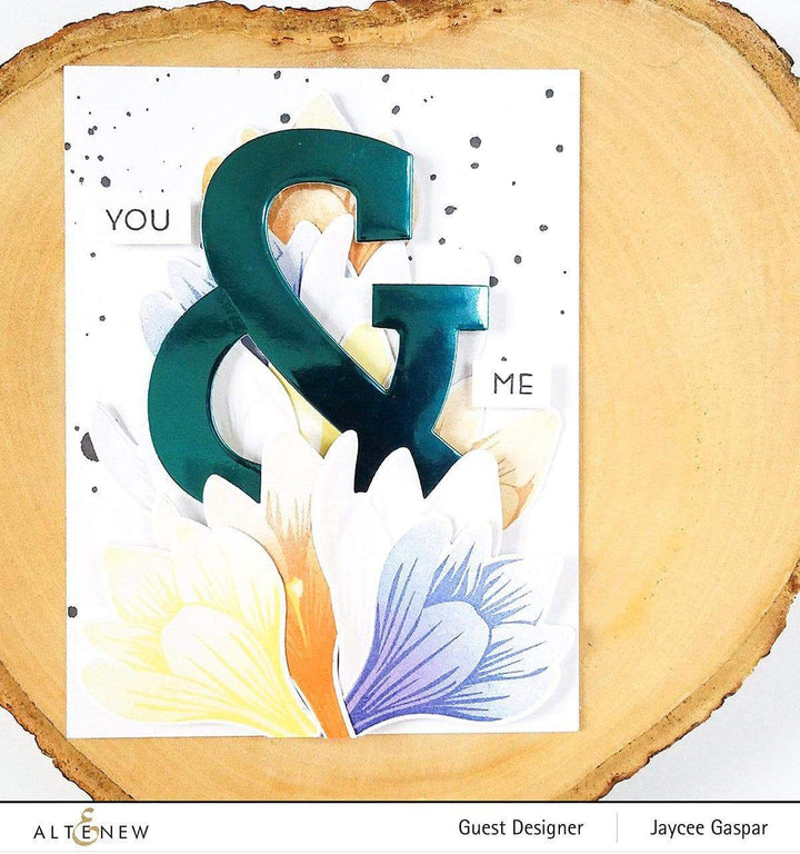 Altenew Build-A-Flower Set Build-A-Flower: Crocus Layering Stamp & Die Set