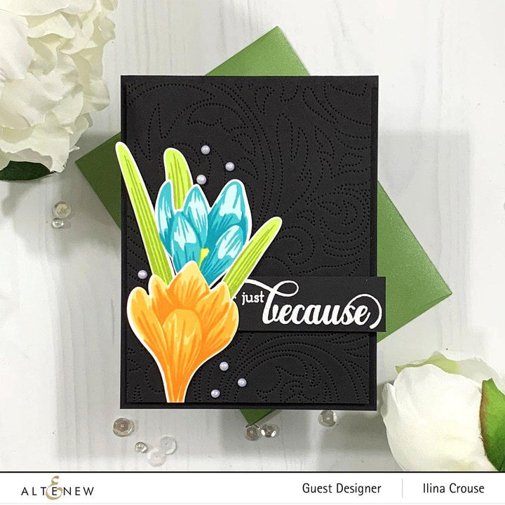 Altenew Build-A-Flower Set Build-A-Flower: Crocus Layering Stamp & Die Set