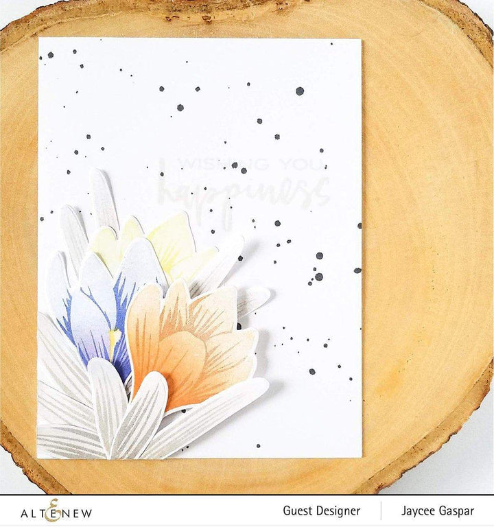 Altenew Build-A-Flower Set Build-A-Flower: Crocus Layering Stamp & Die Set