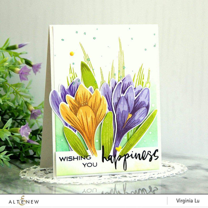 Altenew Build-A-Flower Set Build-A-Flower: Crocus Layering Stamp & Die Set