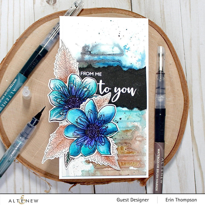 Altenew Build-A-Flower Set Build-A-Flower: Fashion Monger Dahlia Layering Stamp & Die Set