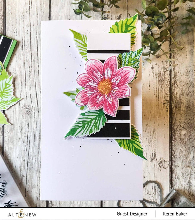 Altenew Build-A-Flower Set Build-A-Flower: Fashion Monger Dahlia Layering Stamp & Die Set