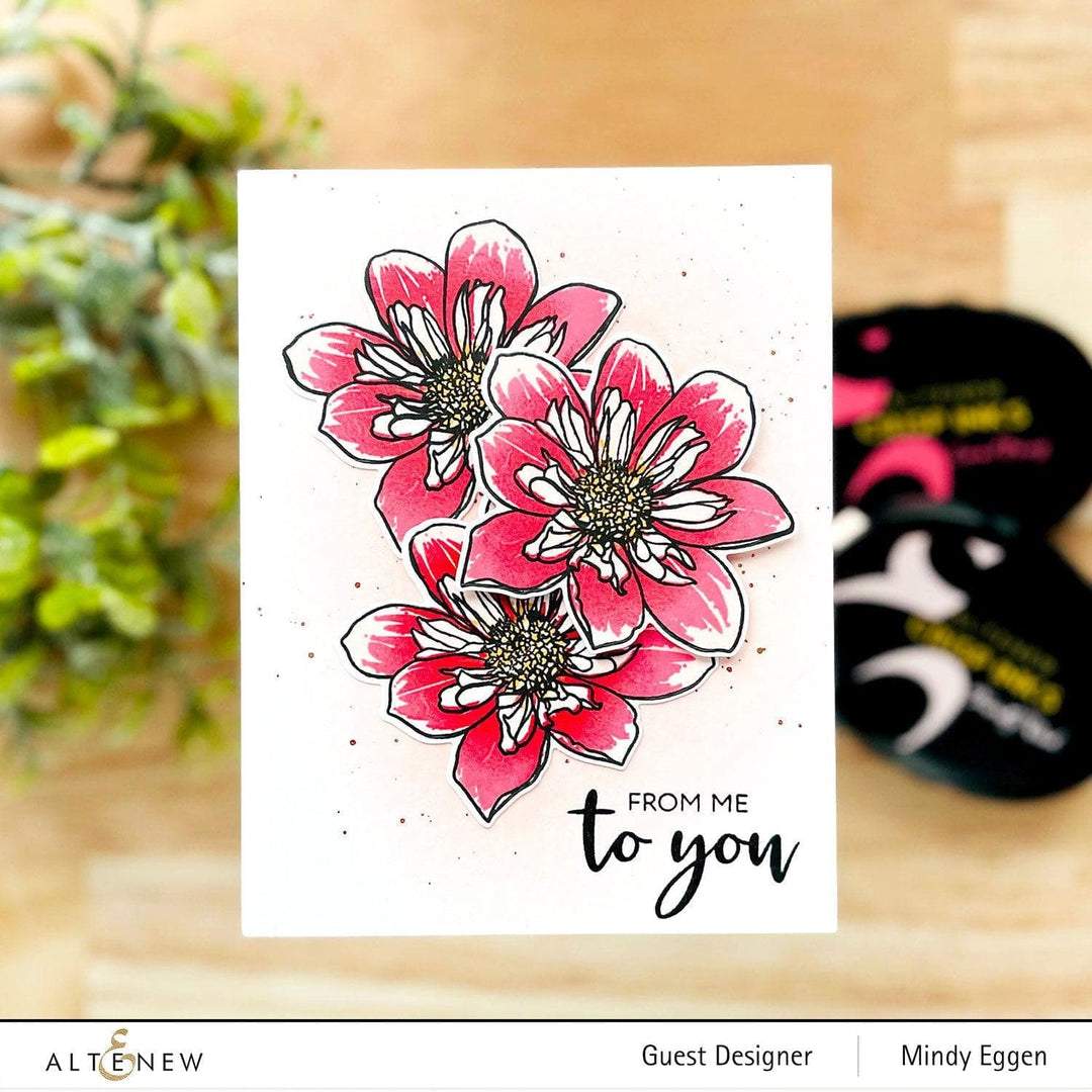Altenew Build-A-Flower Set Build-A-Flower: Fashion Monger Dahlia Layering Stamp & Die Set