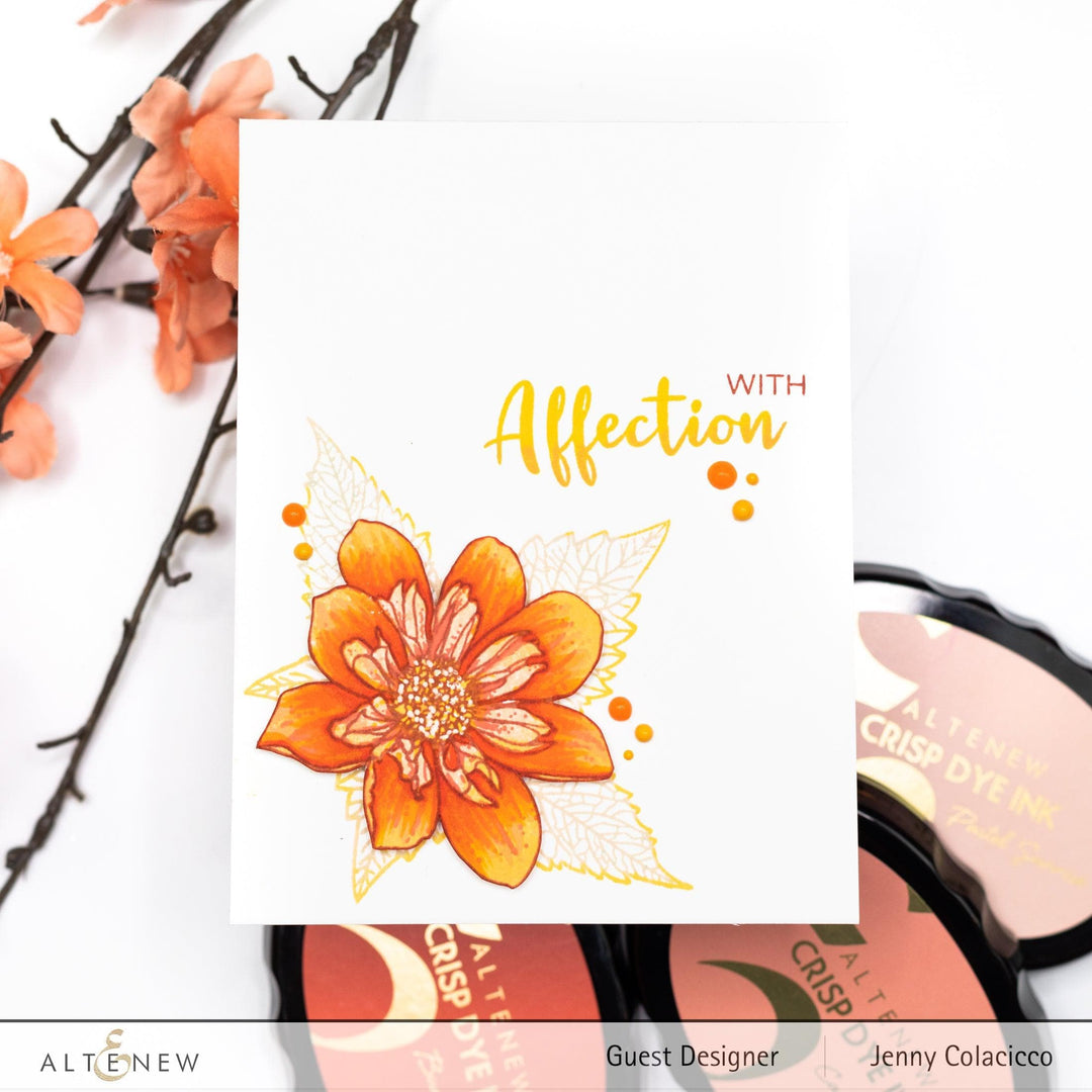 Altenew Build-A-Flower Set Build-A-Flower: Fashion Monger Dahlia Layering Stamp & Die Set