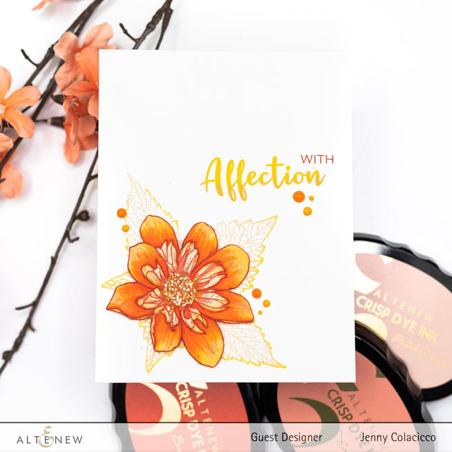 Altenew Build-A-Flower Set Build-A-Flower: Fashion Monger Dahlia Layering Stamp & Die Set