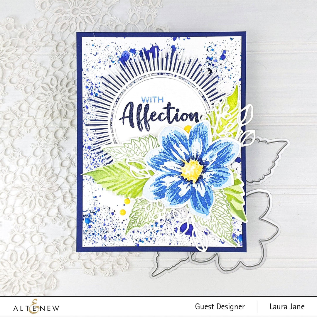 Altenew Build-A-Flower Set Build-A-Flower: Fashion Monger Dahlia Layering Stamp & Die Set
