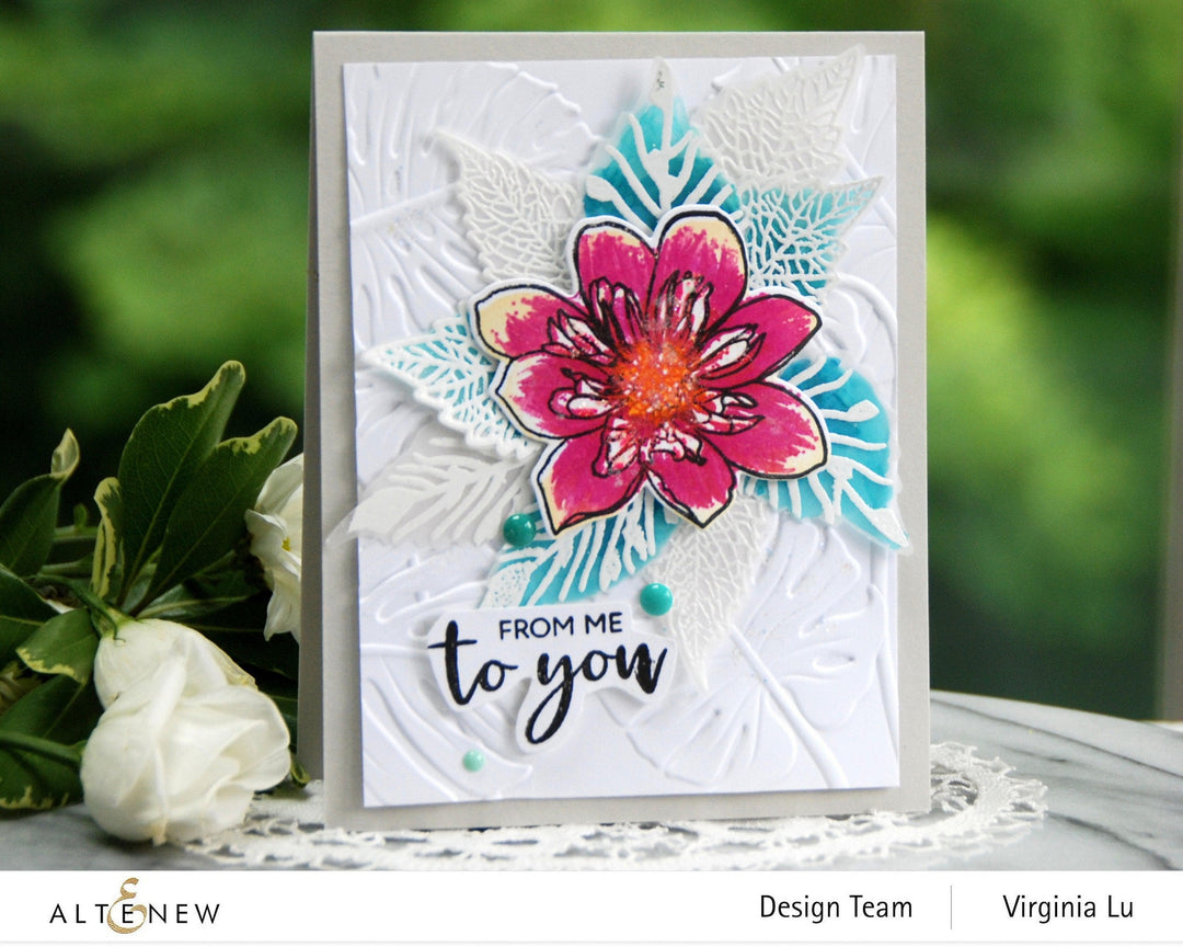 Altenew Build-A-Flower Set Build-A-Flower: Fashion Monger Dahlia Layering Stamp & Die Set