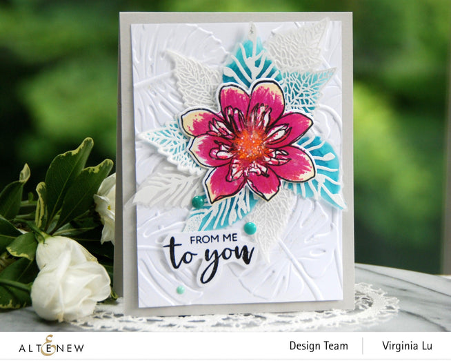 Altenew Build-A-Flower Set Build-A-Flower: Fashion Monger Dahlia Layering Stamp & Die Set