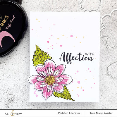 Altenew Build-A-Flower Set Build-A-Flower: Fashion Monger Dahlia Layering Stamp & Die Set