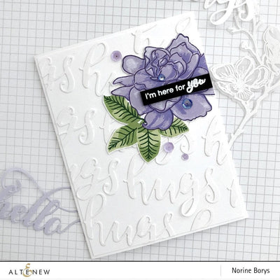 Altenew Build-A-Flower Set Build-A-Flower: Gardenia Layering Stamp & Die Set