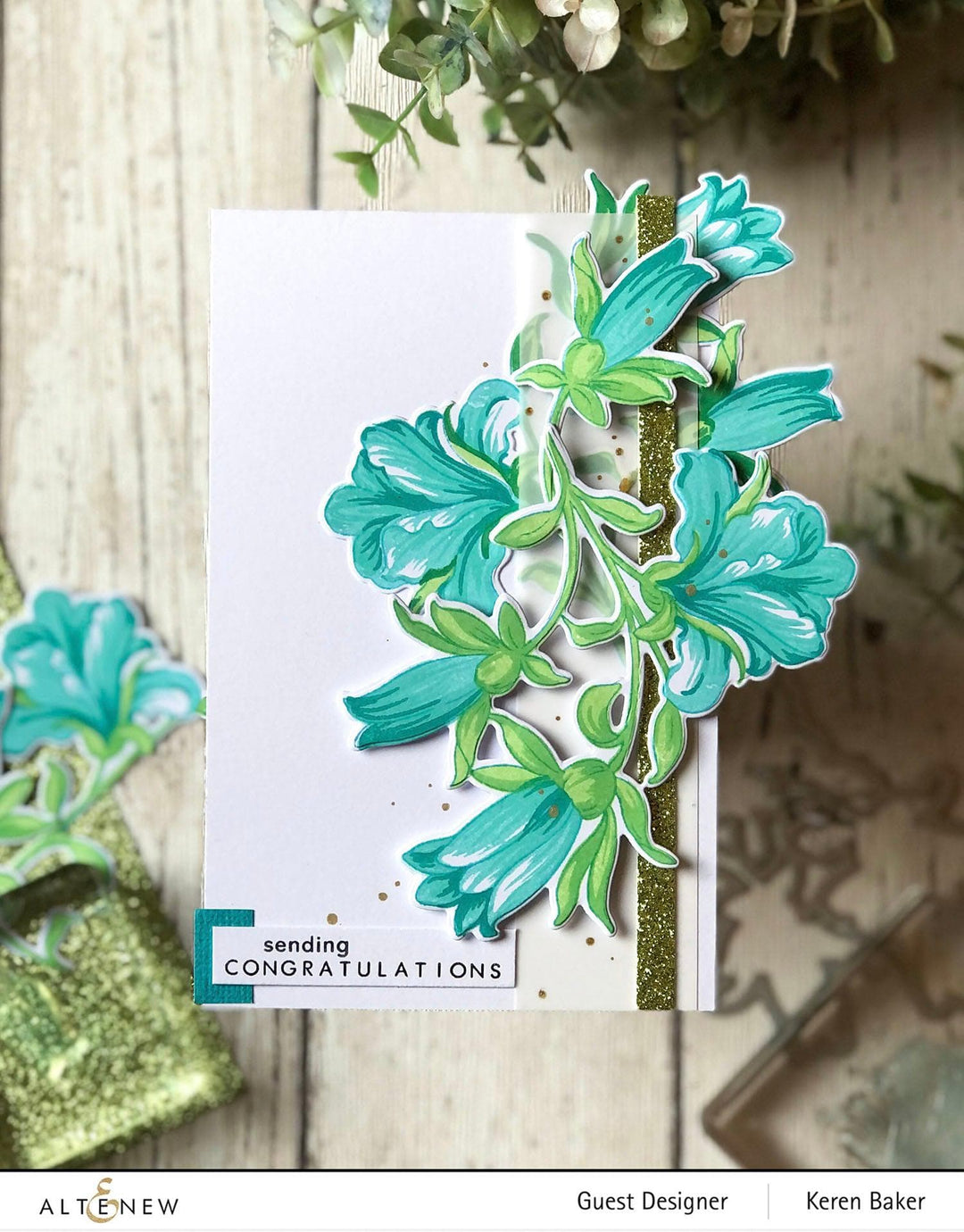 Altenew Build-A-Flower Set Build-A-Flower: Giant Bellflower Layering Stamp & Die Set