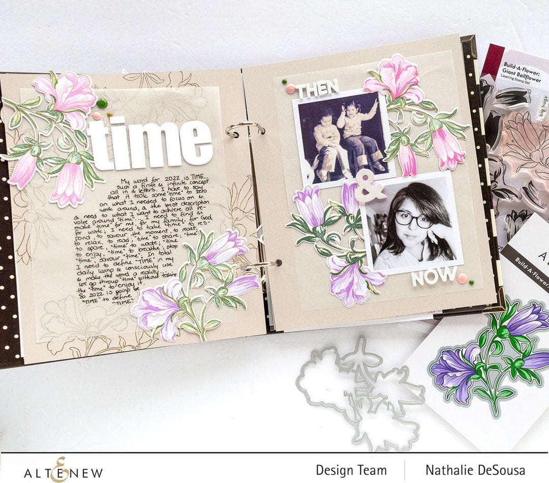 Altenew Build-A-Flower Set Build-A-Flower: Giant Bellflower Layering Stamp & Die Set
