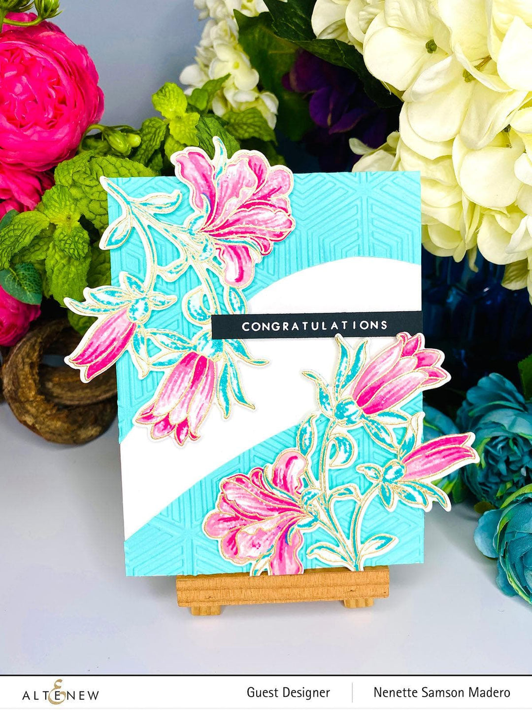 Altenew Build-A-Flower Set Build-A-Flower: Giant Bellflower Layering Stamp & Die Set