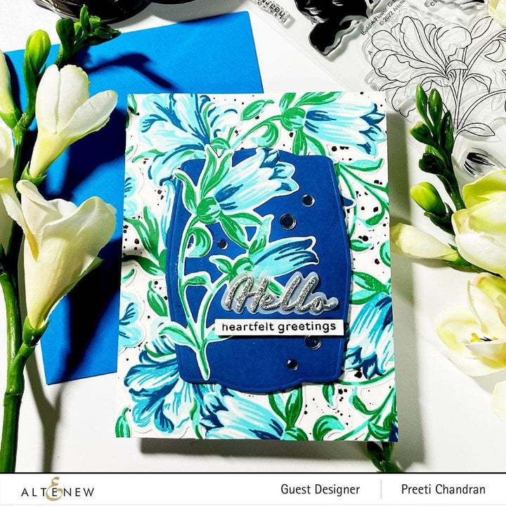 Altenew Build-A-Flower Set Build-A-Flower: Giant Bellflower Layering Stamp & Die Set