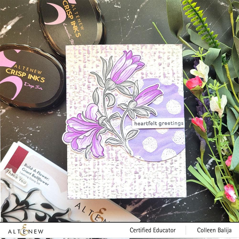 Altenew Build-A-Flower Set Build-A-Flower: Giant Bellflower Layering Stamp & Die Set
