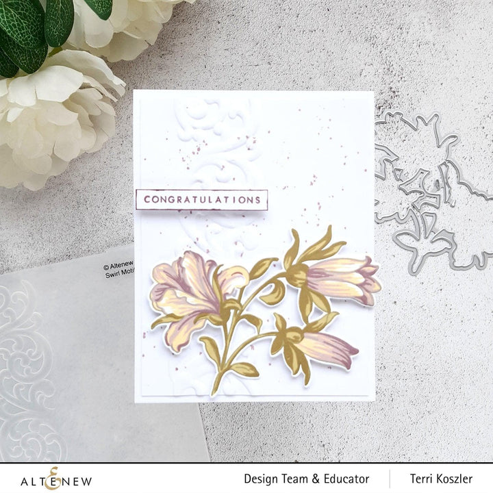 Altenew Build-A-Flower Set Build-A-Flower: Giant Bellflower Layering Stamp & Die Set