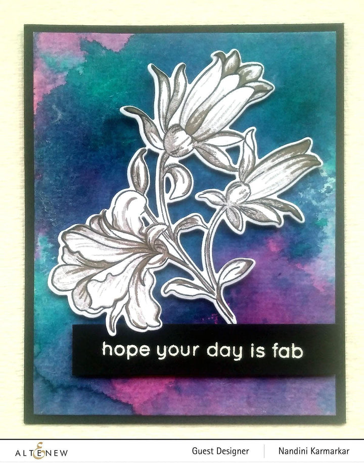 Altenew Build-A-Flower Set Build-A-Flower: Giant Bellflower Layering Stamp & Die Set