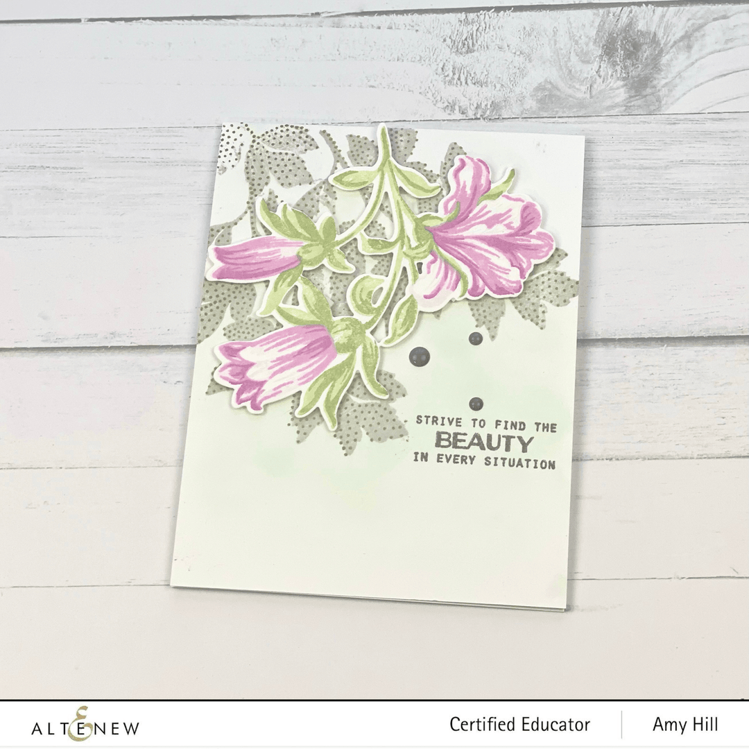 Altenew Build-A-Flower Set Build-A-Flower: Giant Bellflower Layering Stamp & Die Set