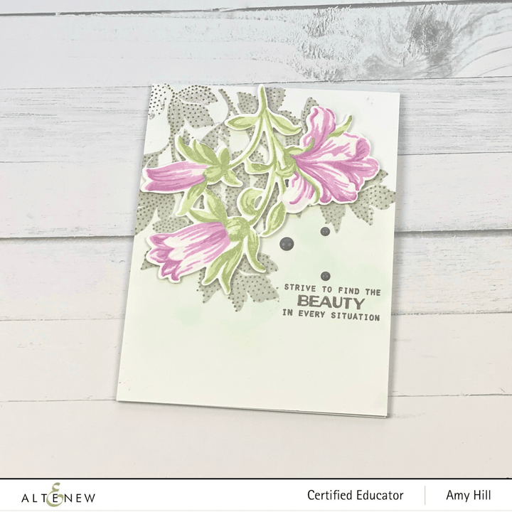 Altenew Build-A-Flower Set Build-A-Flower: Giant Bellflower Layering Stamp & Die Set