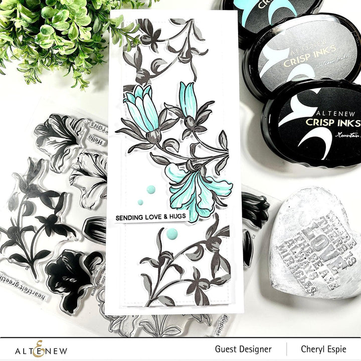 Altenew Build-A-Flower Set Build-A-Flower: Giant Bellflower Layering Stamp & Die Set