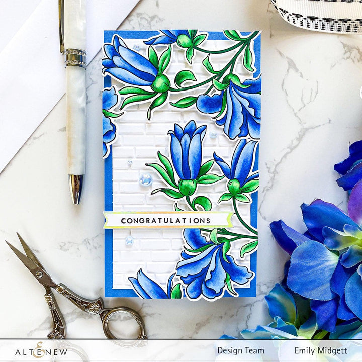 Altenew Build-A-Flower Set Build-A-Flower: Giant Bellflower Layering Stamp & Die Set