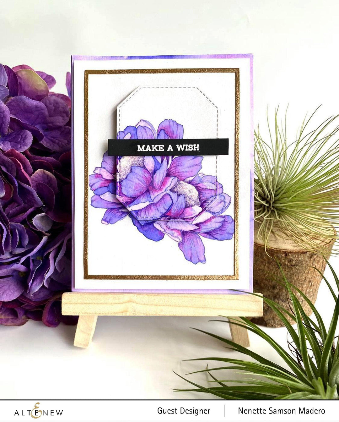 Altenew Build-A-Flower Set Build-A-Flower: Hawaiian Coral Layering Stamp & Die Set