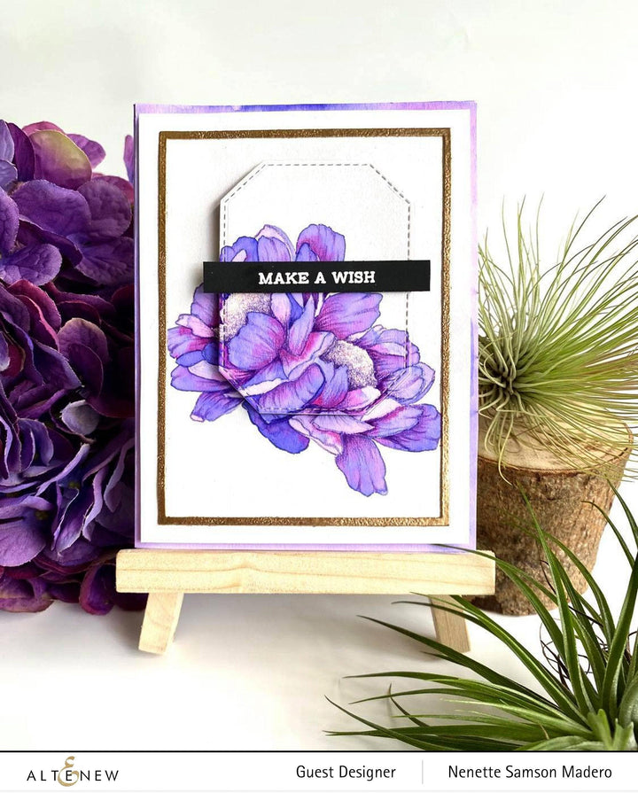 Altenew Build-A-Flower Set Build-A-Flower: Hawaiian Coral Layering Stamp & Die Set