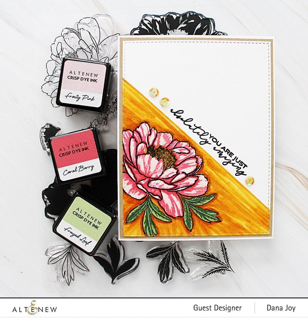 Altenew Build-A-Flower Set Build-A-Flower: Hawaiian Coral Layering Stamp & Die Set