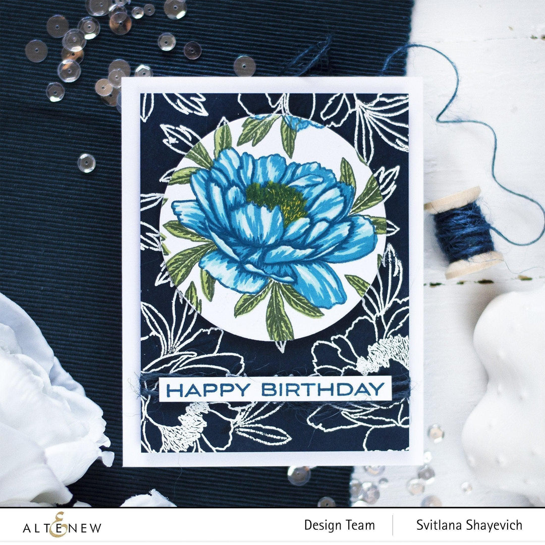 Altenew Build-A-Flower Set Build-A-Flower: Hawaiian Coral Layering Stamp & Die Set