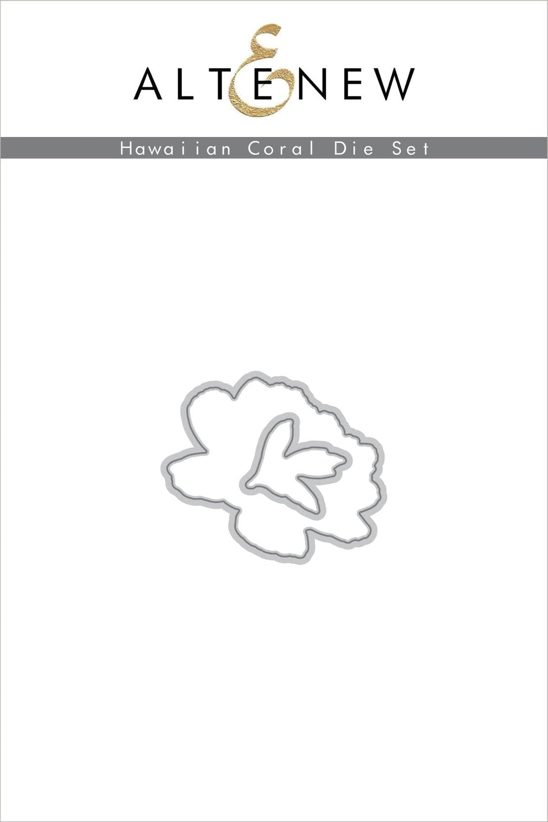 Altenew Build-A-Flower Set Build-A-Flower: Hawaiian Coral Layering Stamp & Die Set
