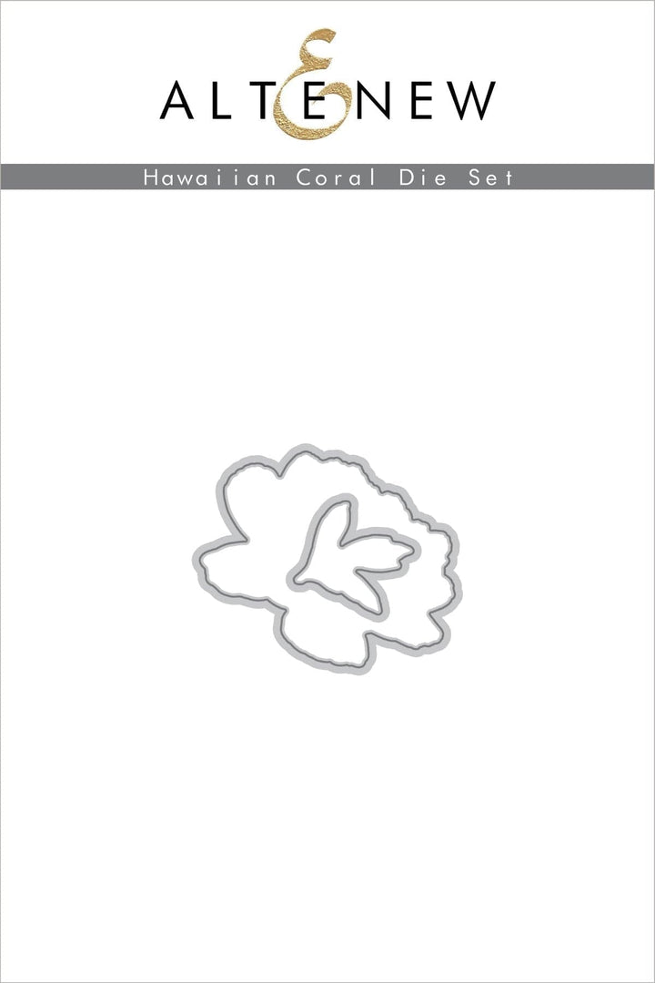 Altenew Build-A-Flower Set Build-A-Flower: Hawaiian Coral Layering Stamp & Die Set