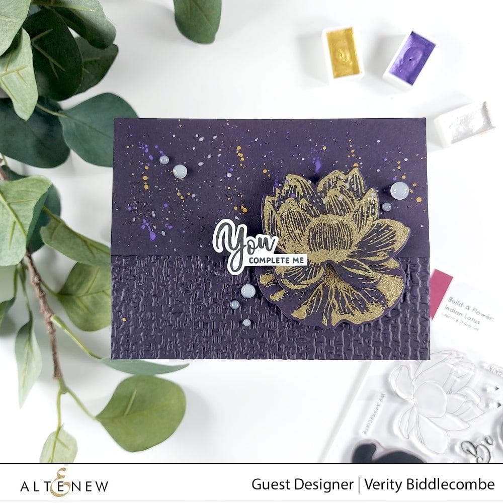 Altenew Build-A-Flower Set Build-A-Flower: Indian Lotus Layering Stamp & Die Set