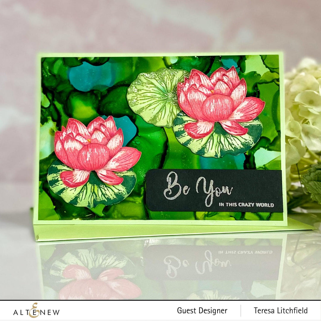 Altenew Build-A-Flower Set Build-A-Flower: Indian Lotus Layering Stamp & Die Set