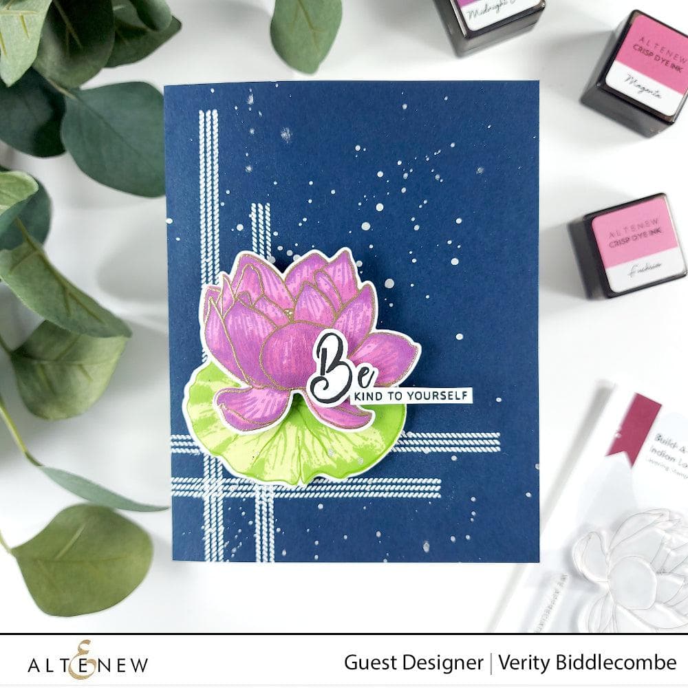 Altenew Build-A-Flower Set Build-A-Flower: Indian Lotus Layering Stamp & Die Set