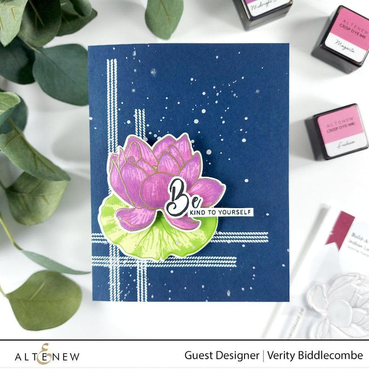 Altenew Build-A-Flower Set Build-A-Flower: Indian Lotus Layering Stamp & Die Set
