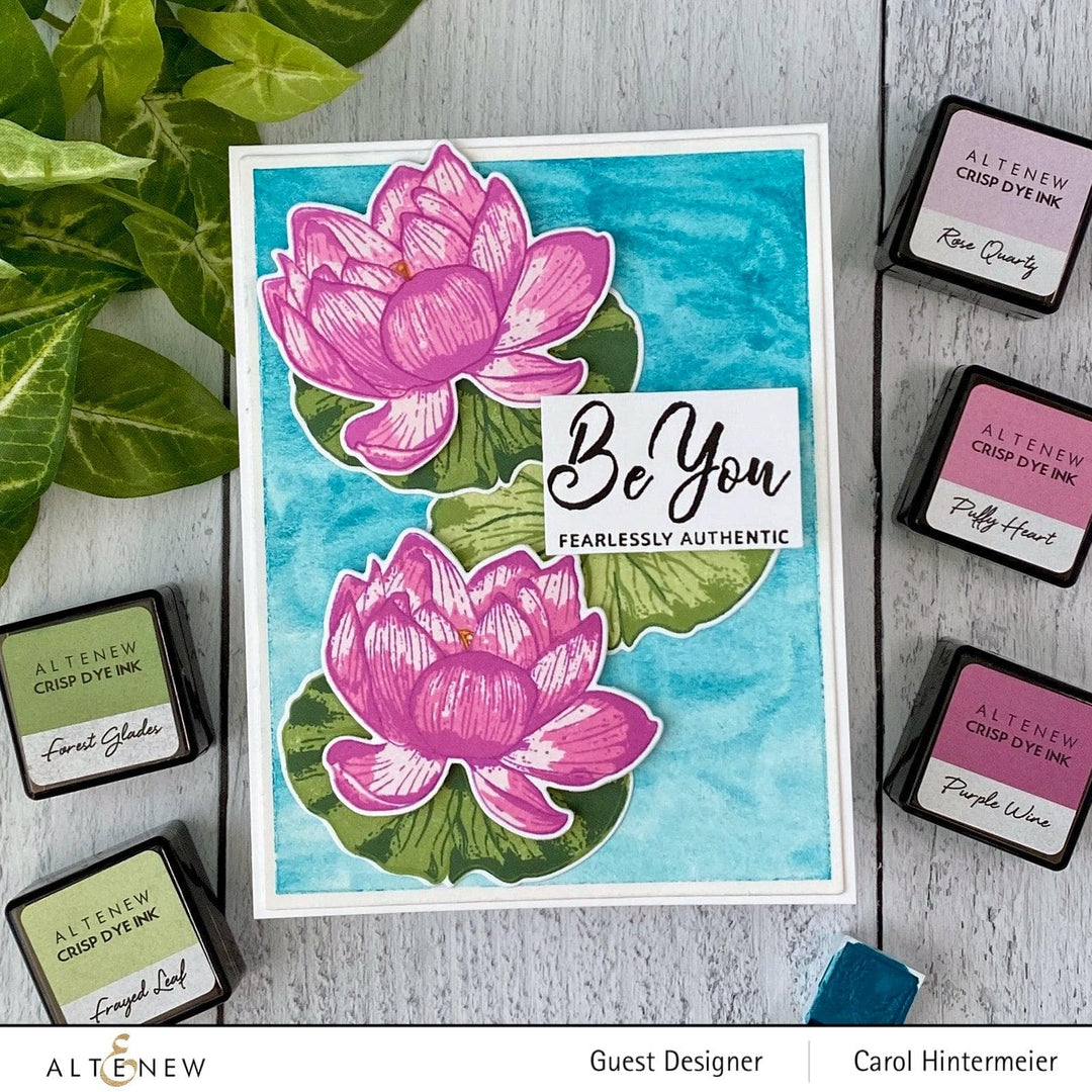 Altenew Build-A-Flower Set Build-A-Flower: Indian Lotus Layering Stamp & Die Set