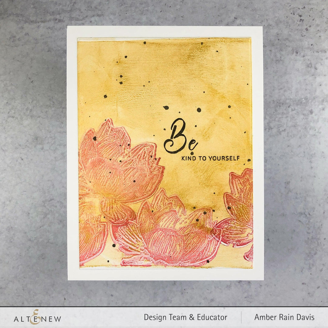 Altenew Build-A-Flower Set Build-A-Flower: Indian Lotus Layering Stamp & Die Set