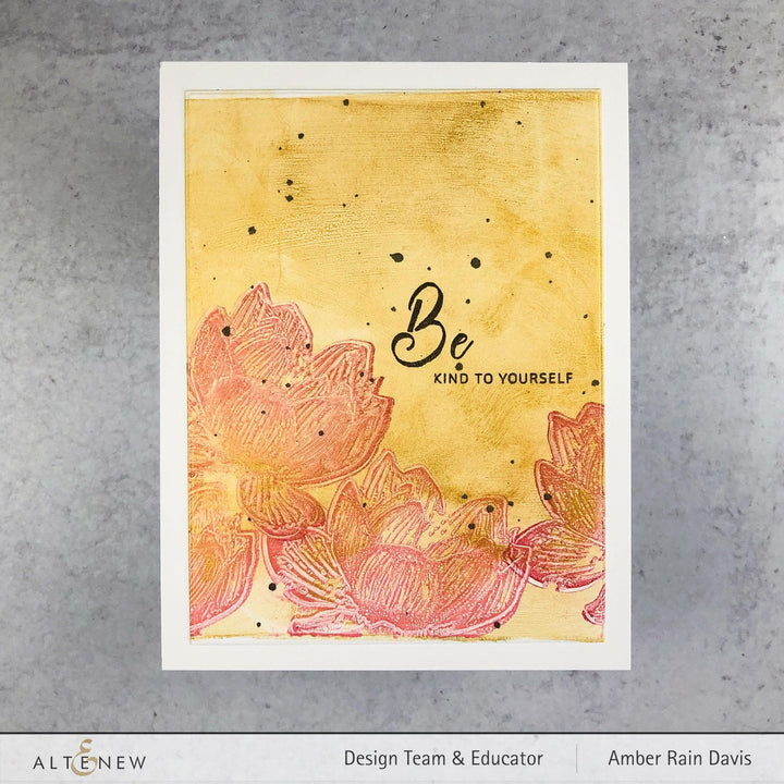 Altenew Build-A-Flower Set Build-A-Flower: Indian Lotus Layering Stamp & Die Set