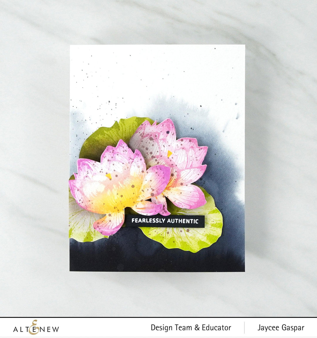 Altenew Build-A-Flower Set Build-A-Flower: Indian Lotus Layering Stamp & Die Set
