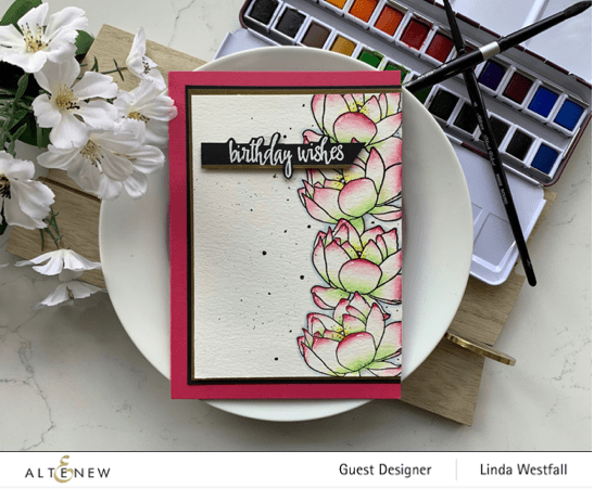 Altenew Build-A-Flower Set Build-A-Flower: Indian Lotus Layering Stamp & Die Set