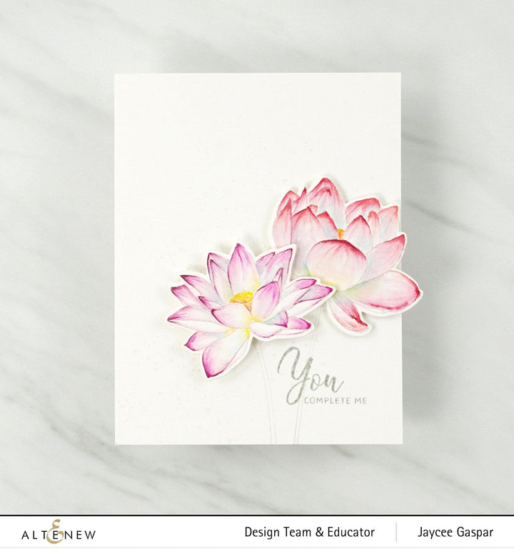Build-A-Flower: Indian Lotus Layering Stamp & Die Set