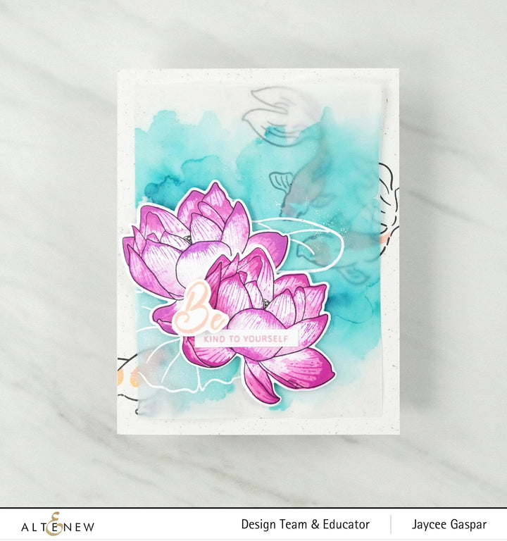 Build-A-Flower: Indian Lotus Layering Stamp & Die Set